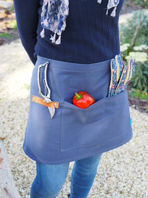 MF Gardening Gift Aprons in Blue or Pink